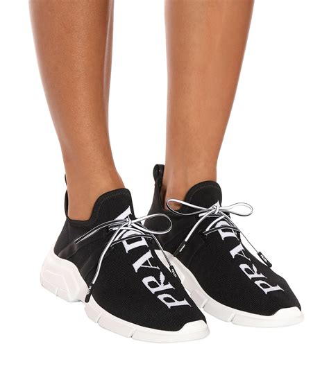 saks mens prada sneakers|Prada knit sneakers women's.